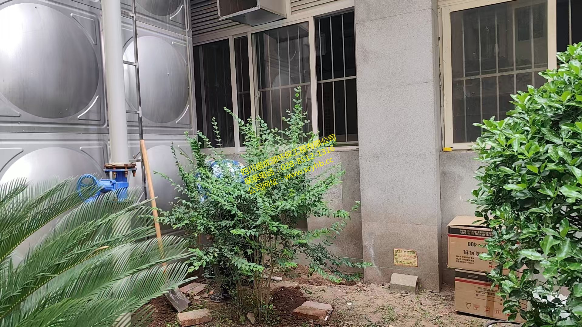 广元昭化人民医院制氧间噪声治理整体完工全景实拍-四川盛成源环保