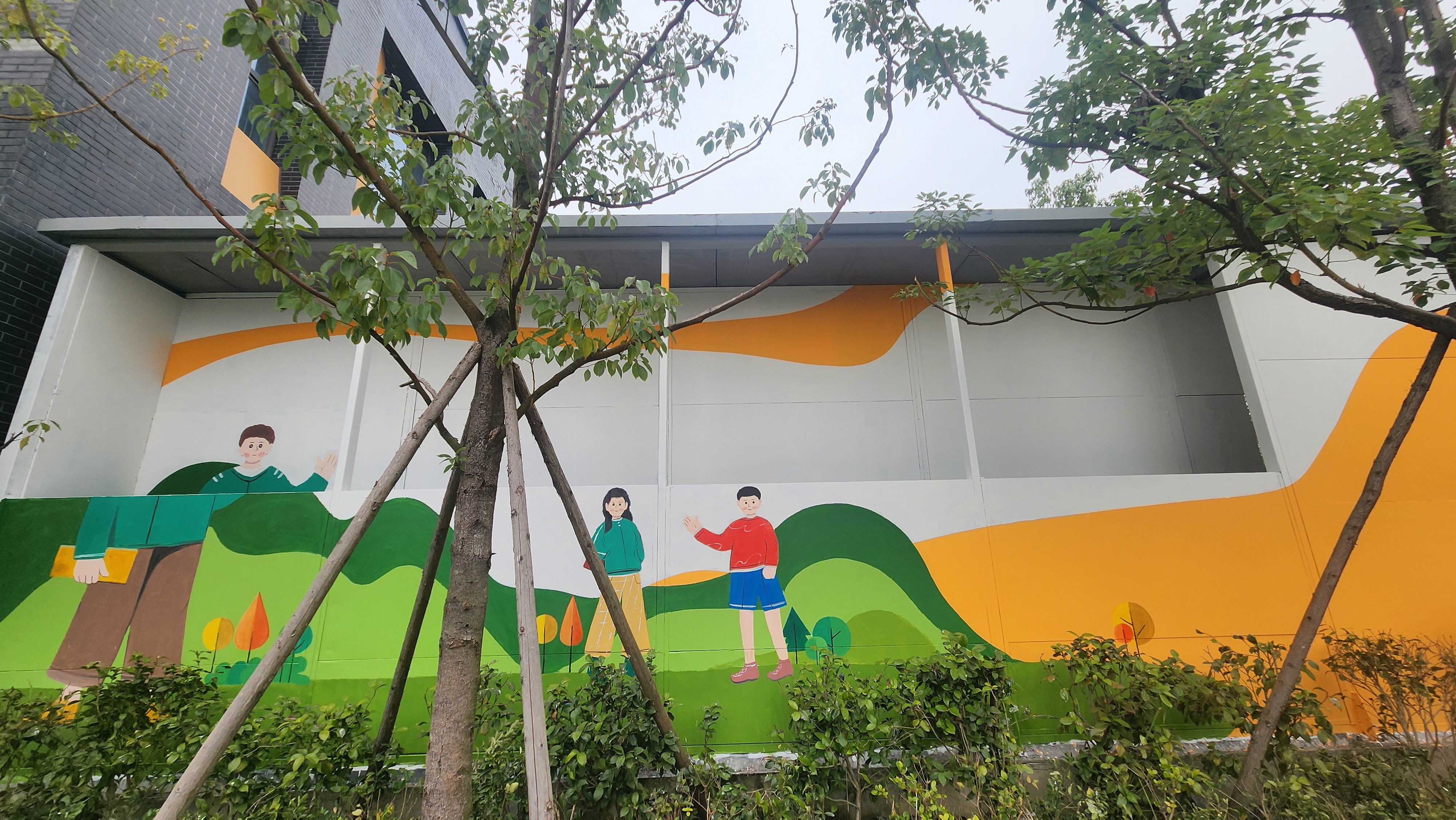 东部新区市民文体中心空调降噪及体育文化景观美化工程